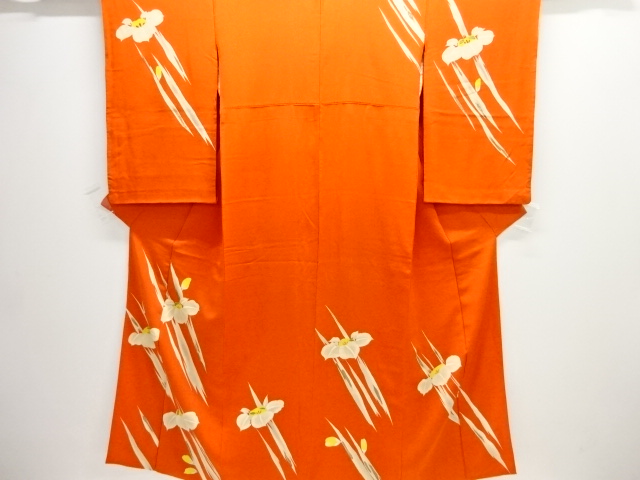 JAPANESE KIMONO / SILK / KINSHA / TAISHO ROMAN STYLE / NARCISSUS